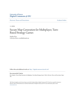 Secure Map Generation for Multiplayer, Turn