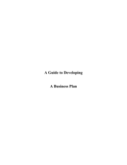 Marketing Plan - Northern Community Investment Corporation