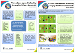 A Games Based Approach to Coaching Bringing The
