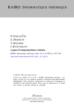 A game of composing binary relations