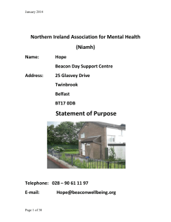 Hope SOP update Sept 2016
