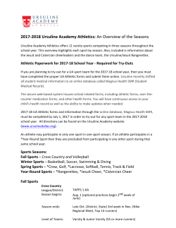 Ursuline Academy Athletics: An Overview of the Seasons