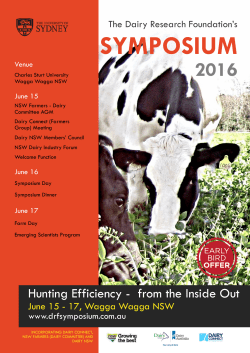 symposium - The University of Sydney