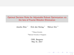 Optimal Decision Rules for Adjustable Robust Optimization