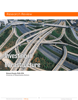 Investing in Infrastructure