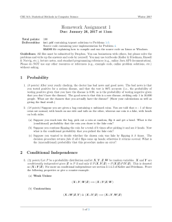 Homework Assignment 1