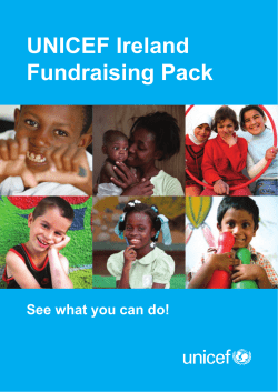 UNICEF Ireland Fundraising Pack