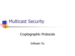 Multicast Security