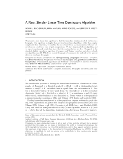 A New, Simpler Linear-Time Dominators Algorithm