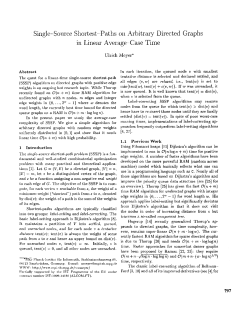 Single-Source Shortest-Paths on Arbitrary Directed Graphs in Linear