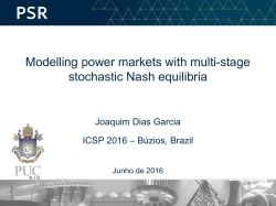 Modelling power markets with multi-stage stochastic