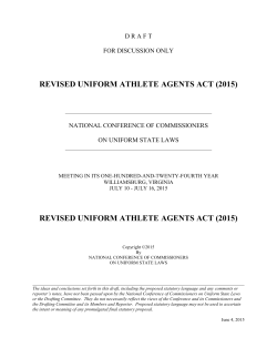 uniform athlete agents act (2000)