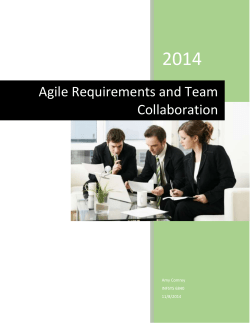 Agile Requirements and Team Collaboration