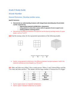 Grade 9 Math Study Guide (76 pages)