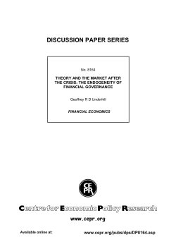 Theory and the Market after the Crisis