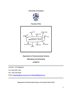 2.1 the marketing environment - ComSci