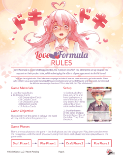 Couple Cards - Love Formula