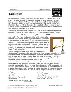 Equilibrium - VCC Library - Vancouver Community College
