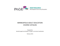ELL Math 1 - Minneapolis Adult Education