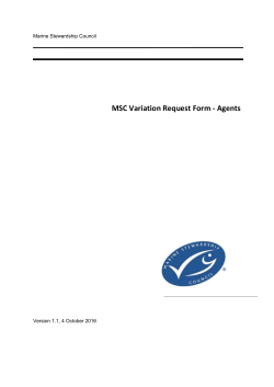 Agents v1.1 - Marine Stewardship Council