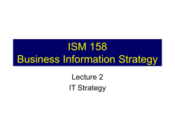 Corporate Information Strategy 7/e