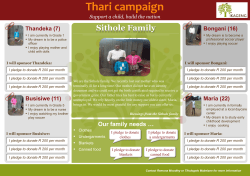 I pledge to donate R 200 per month I pledge to donate