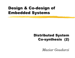 Introduction to Co-Synthesis - Sharif University of Technology
