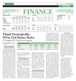 Think Strategically: IPOs, Fed Raises Rates