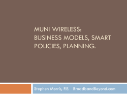 Stephen K. Morris, P.E., Principal/Owner, FoothillsNet