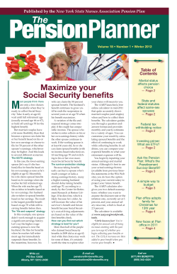 Maximize your Social Security benefits