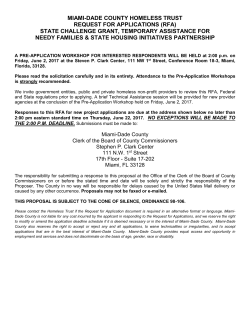 g. additional information/addenda - Miami-Dade County