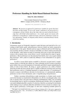 Preference Handling for Belief