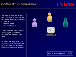 Investigation Document Management
