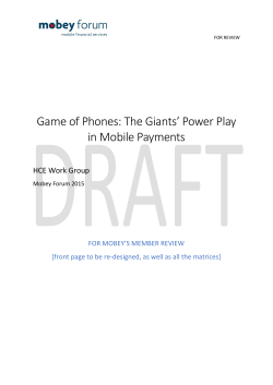 Game of Phones: The Giants` Power Play in Mobile Payments