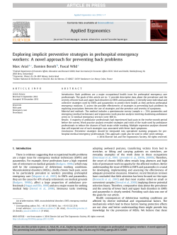 Exploring implicit preventive strategies in prehospital