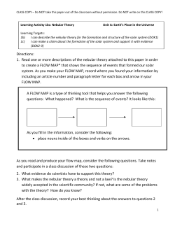 nebular theory - student1