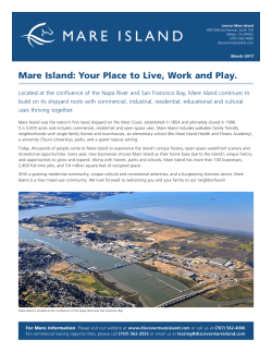 Mare Island: Your Place to Live, Work and Play.
