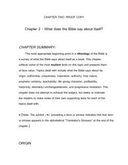 Chapter Two / Proof