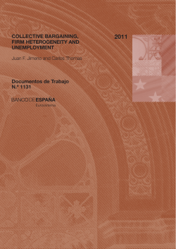 Collective bargaining, firm heterogeneity and
