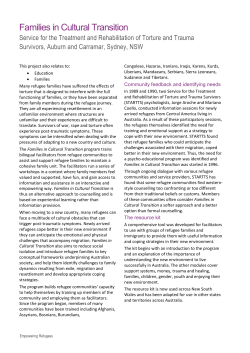 Families in Cultural Transition