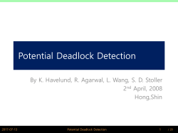Potential Deadlock Detection