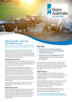 Plan for profit&mdash;what can YOU afford to pay? Key tips