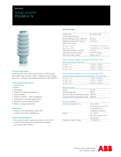 Surge arrester POLIM-H..N