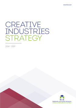 creative industries strategy - HIE