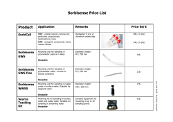 Product Sorbisense Price List
