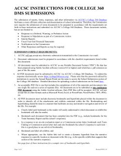 instructions for electronic submission