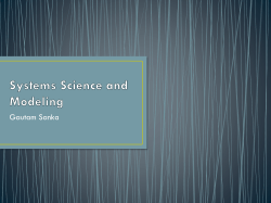 Agent Based Modeling Presentation