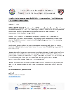 Intermediate Tournament