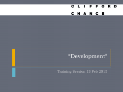 Comparative Analysis - Warwick Debating Society