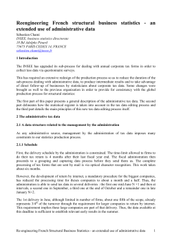 an extended use of administrative data